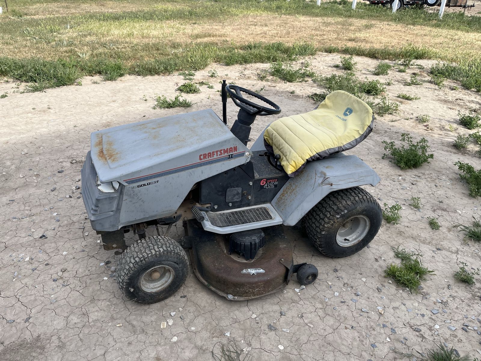 Craftsmen riding lawnmower