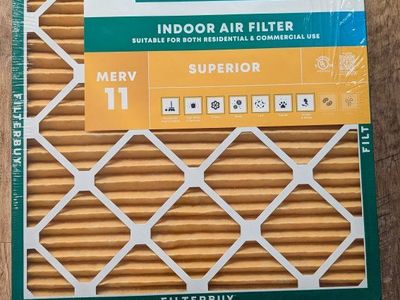 Filterbuy 20x20x1 MERV 11 Indoor Air Filters - Pack of 6