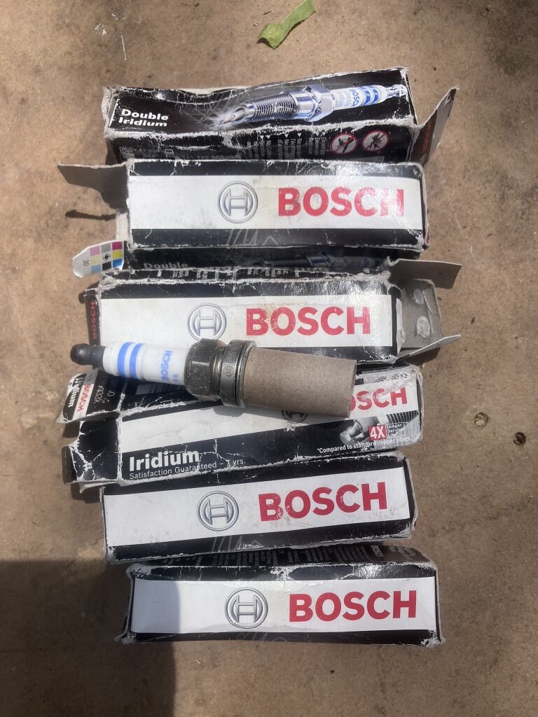 Set Of 6 New Bosch Iridium Spark Plugs