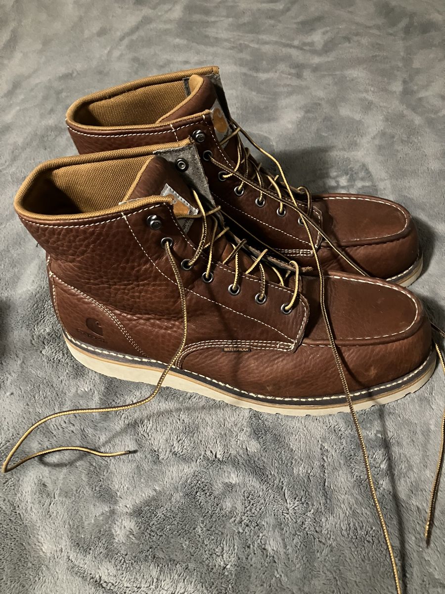 Carhartt steel toe work boots size 14 