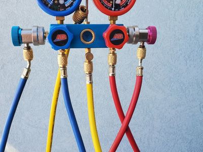 New! A/C Manifold Dual Gauge Set