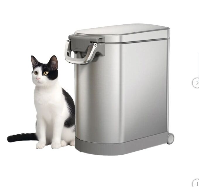 Simplehuman Medium Pet Food Can, Silver CW2132 1960853 #103916