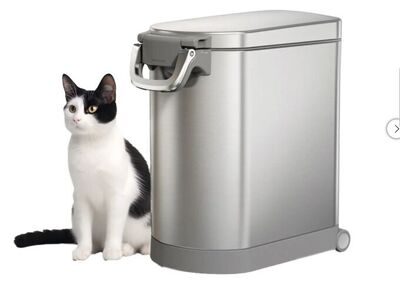 Simplehuman Medium Pet Food Can, Silver CW2132 1960853 #103916