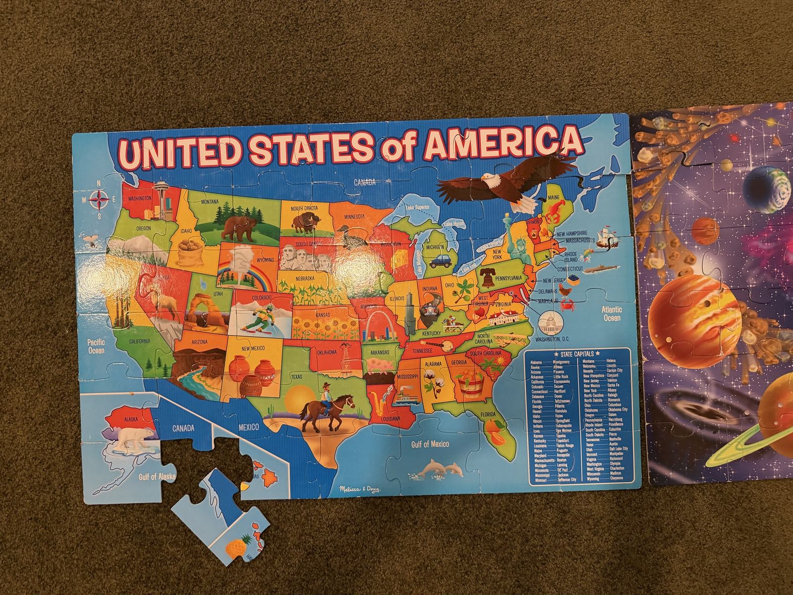 Big Puzzles for children 3- 6 years old