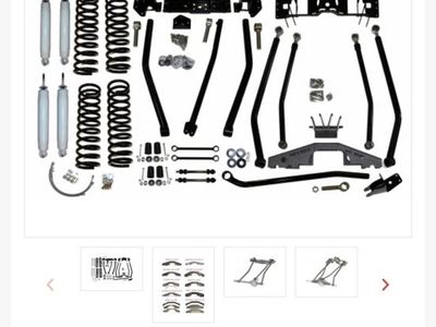 Jeep ZJ Iron Rock Offroad 7” pro long arm complete kit with Trusses
