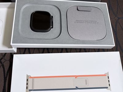 Apple Watch Ultra 2 GPS + Cellular 49mm Titanium Case with Orange Alpine Loop Band