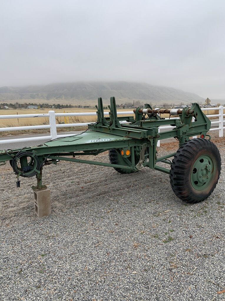 Army Wire And Pole Trailer