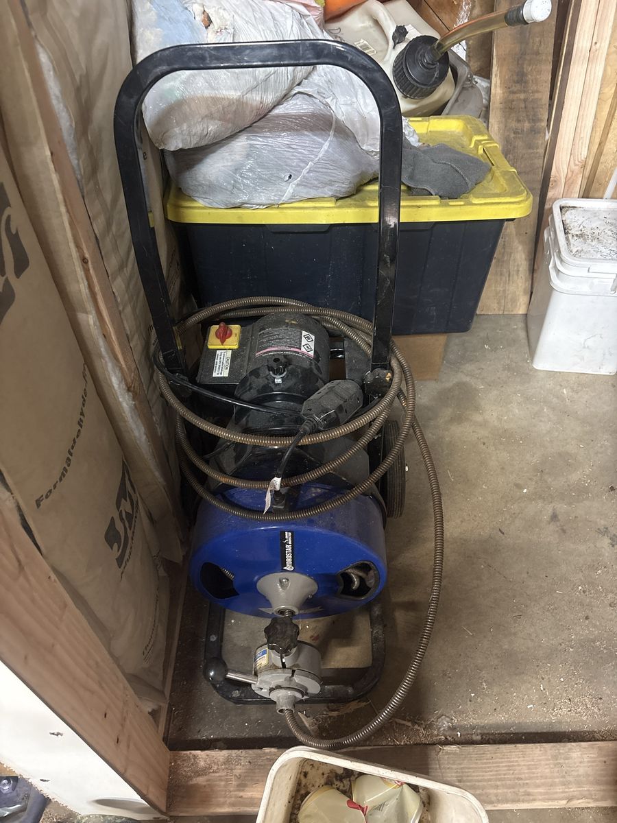 Hydrostar Drain Cleaner Machine with Cart and Cable