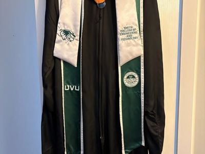 Masters UVU Cap and Gown For ENGINEEERS