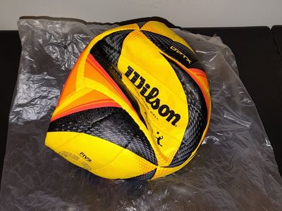 Wilson OPTX AVP Official Game Ball Volleyball - Yellow/Black (New)