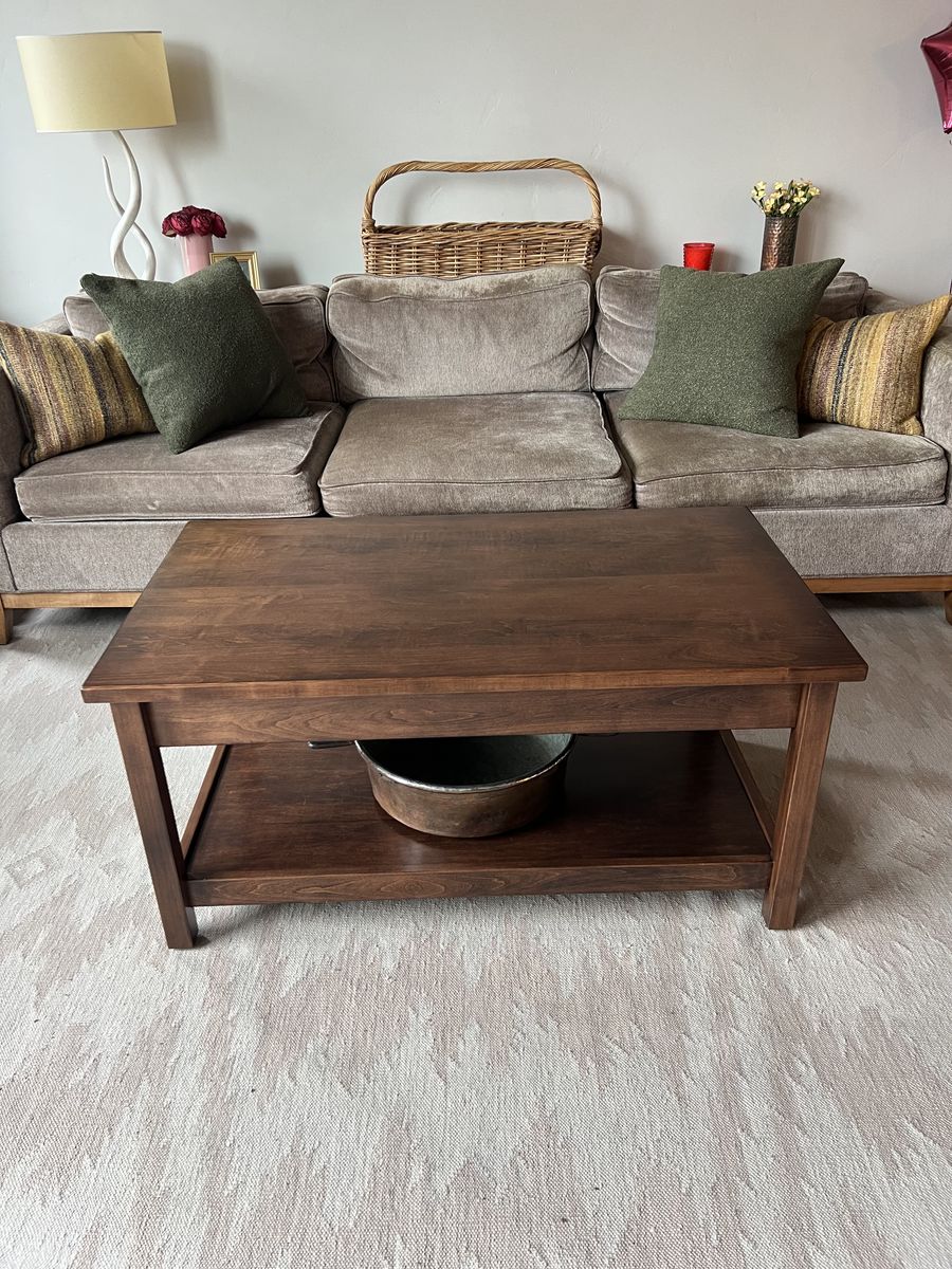 Coffee Table Custom Made w/ Lift Top