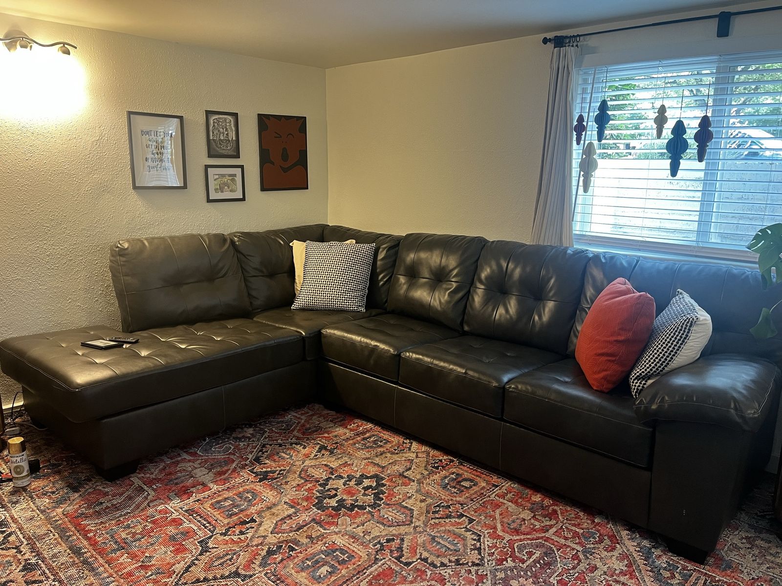 Black Sectional Couch