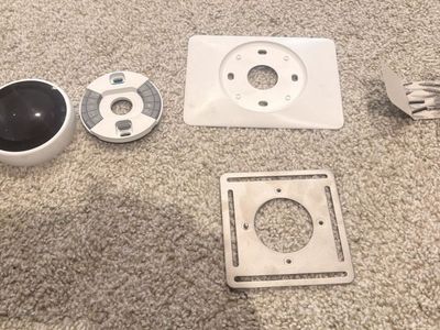 Google Nest Thermostat 3rd Gen. White.