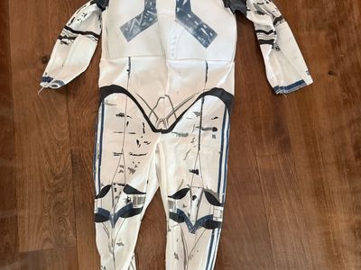 Star Wars Clone Trooper Costume Jumpsuit kids size small rubies brand
