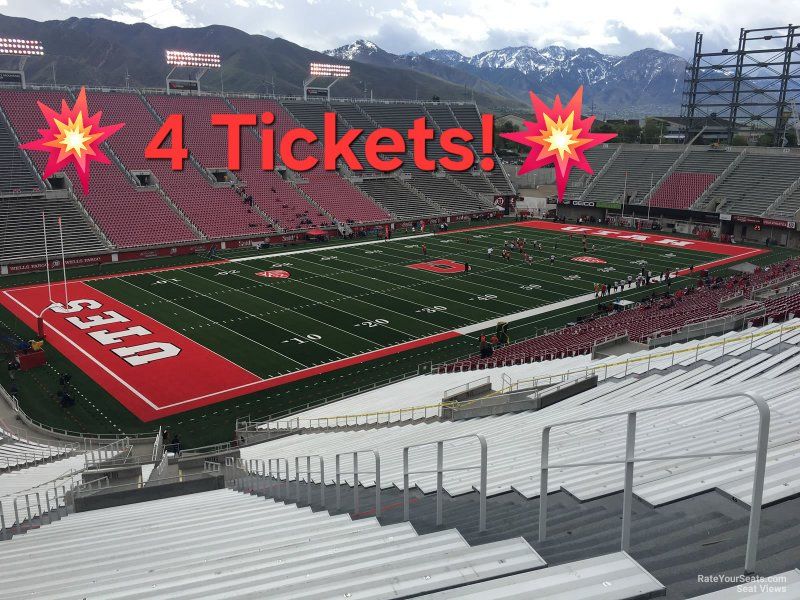 4 tickets - Idaho Vandals vs Utah Utes Football GAME ONE - Sept 3