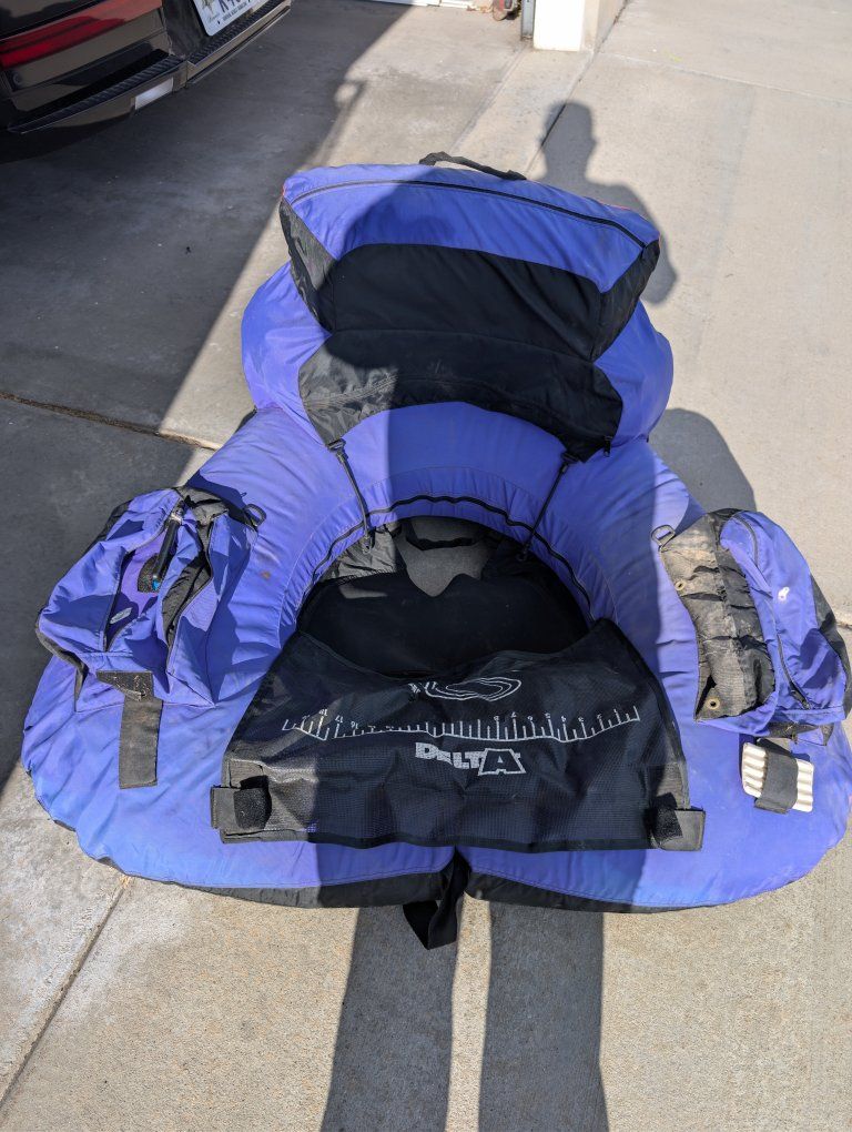 Stillwater Fishing Systems Delta Float Tube Inflatable Pontoon Fishing Boat - Used