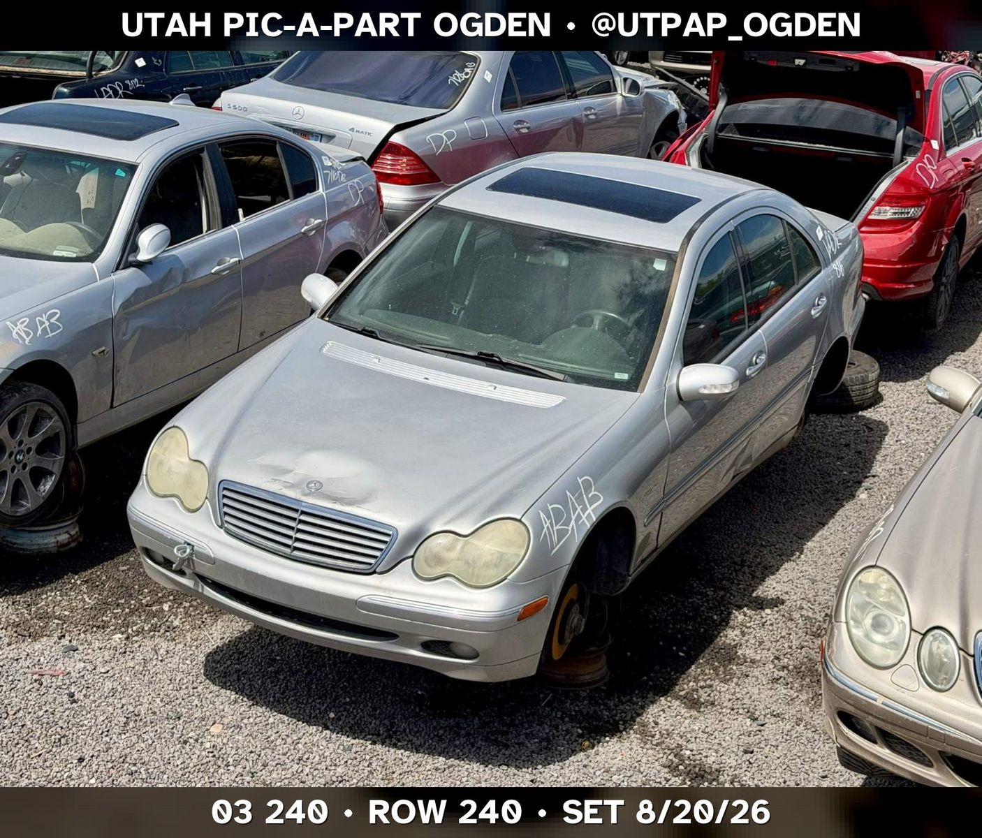 Just In! 2003 Mercedes-Benz 240 Parts - UTPAP Ogden