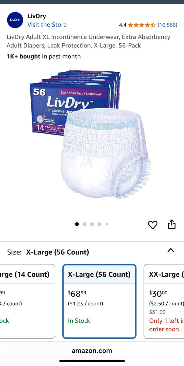 Underwear, brief For sensetive bum bums :)