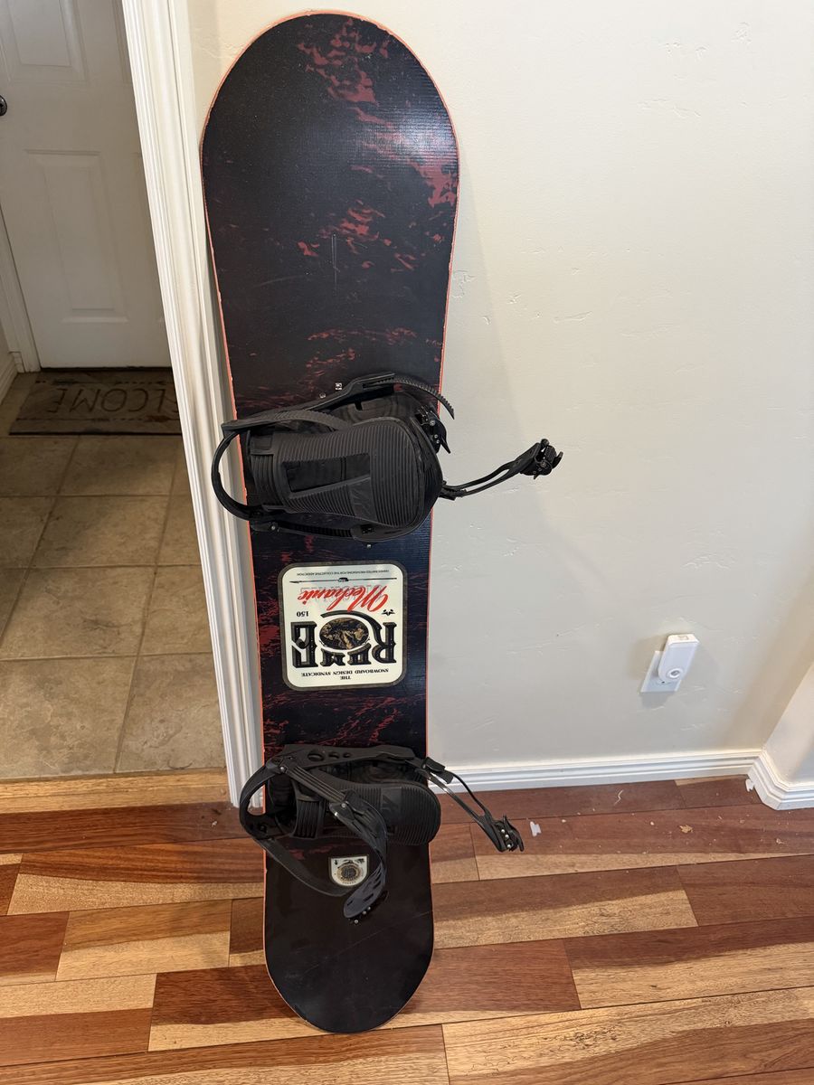 Rome Mechanic 150 Snowboard with K2 Bindings - All-Mountain, Men's