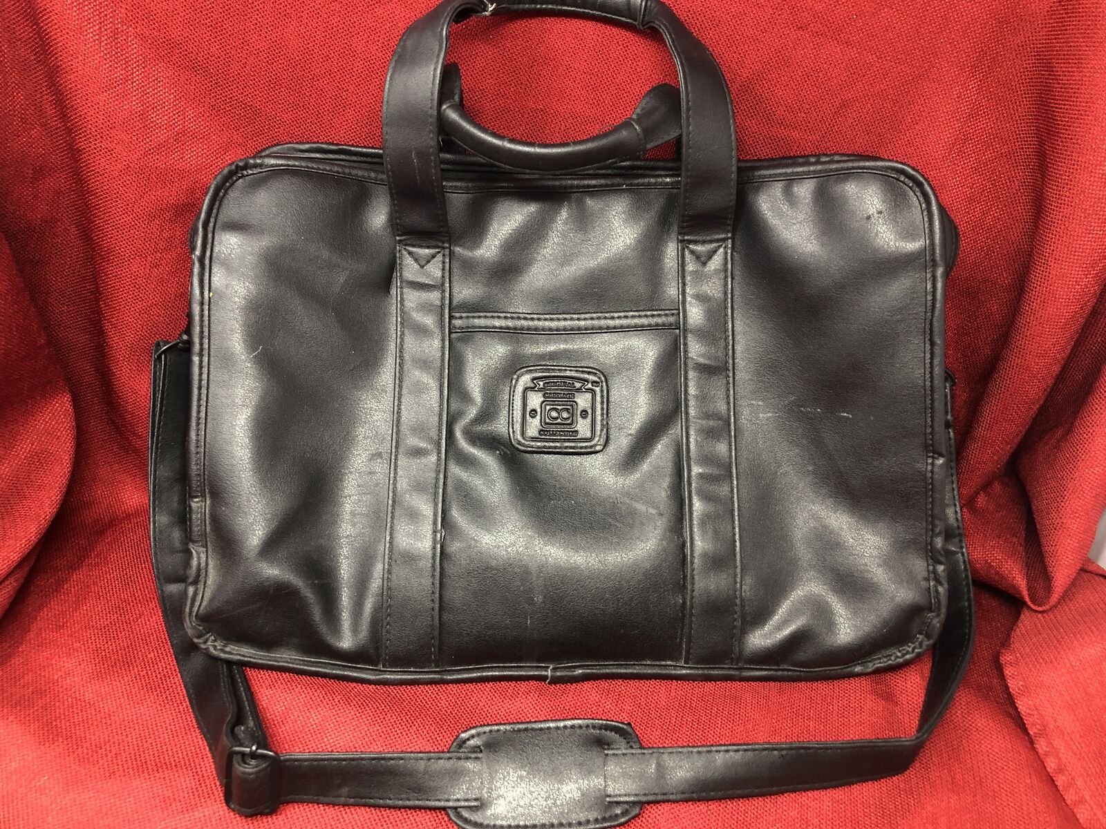 Original Carriage Collection Black Leather Bag