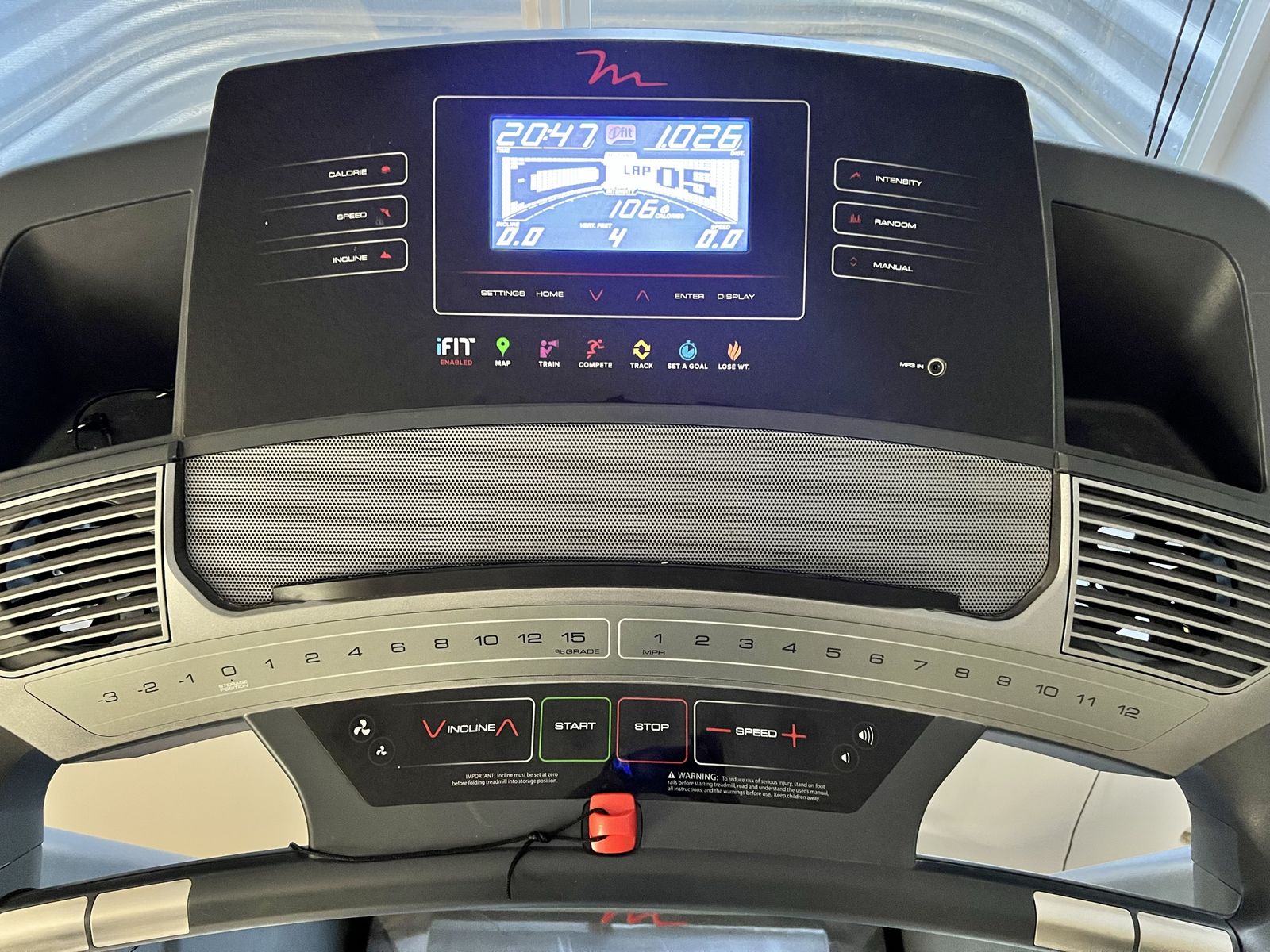 Freemotion treadmill with iFit