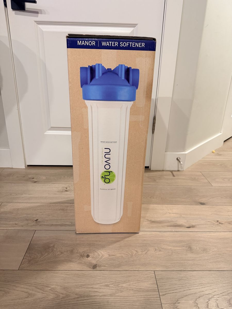 New NuvoH2O Manor salt free water softener