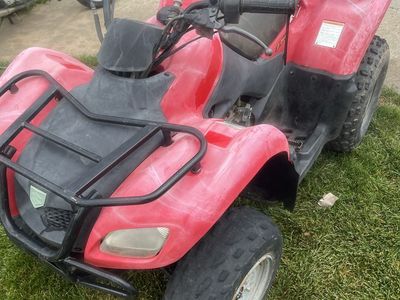 Suzuki Ozark 250 Red ATV Four Wheeler Utility Quad