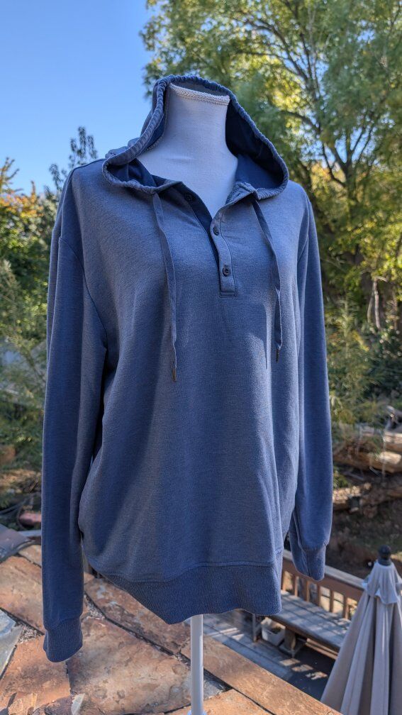 Eddie Bauer Sleepwear Hoodie Blue Sweatshirt Men’s