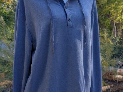 Eddie Bauer Sleepwear Hoodie Blue Sweatshirt Men’s