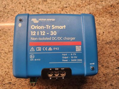 Victron Energy DC Battery to DC Battery 12V 30amp Charger Orion-TR Smart Bluetooth