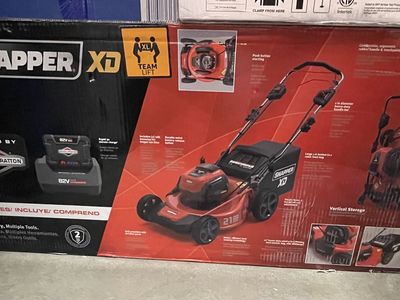 NEW Snapper 21 inch Self Propelled Mower with 2 Batteries and Charger
