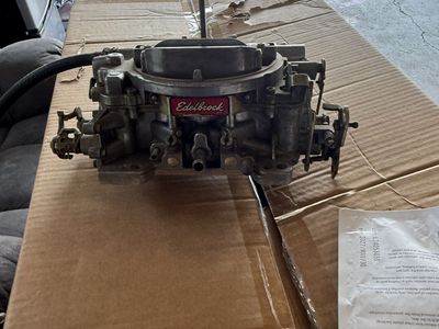 Edelbrock Performer Series 4-Barrel Carburetor - Used, Good Condition