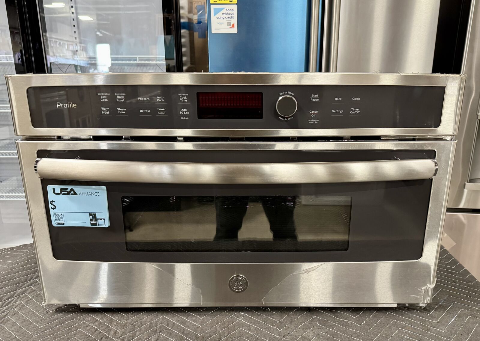 BUILT IN GE PROFILE MICROWAVE WITH CONVECTION