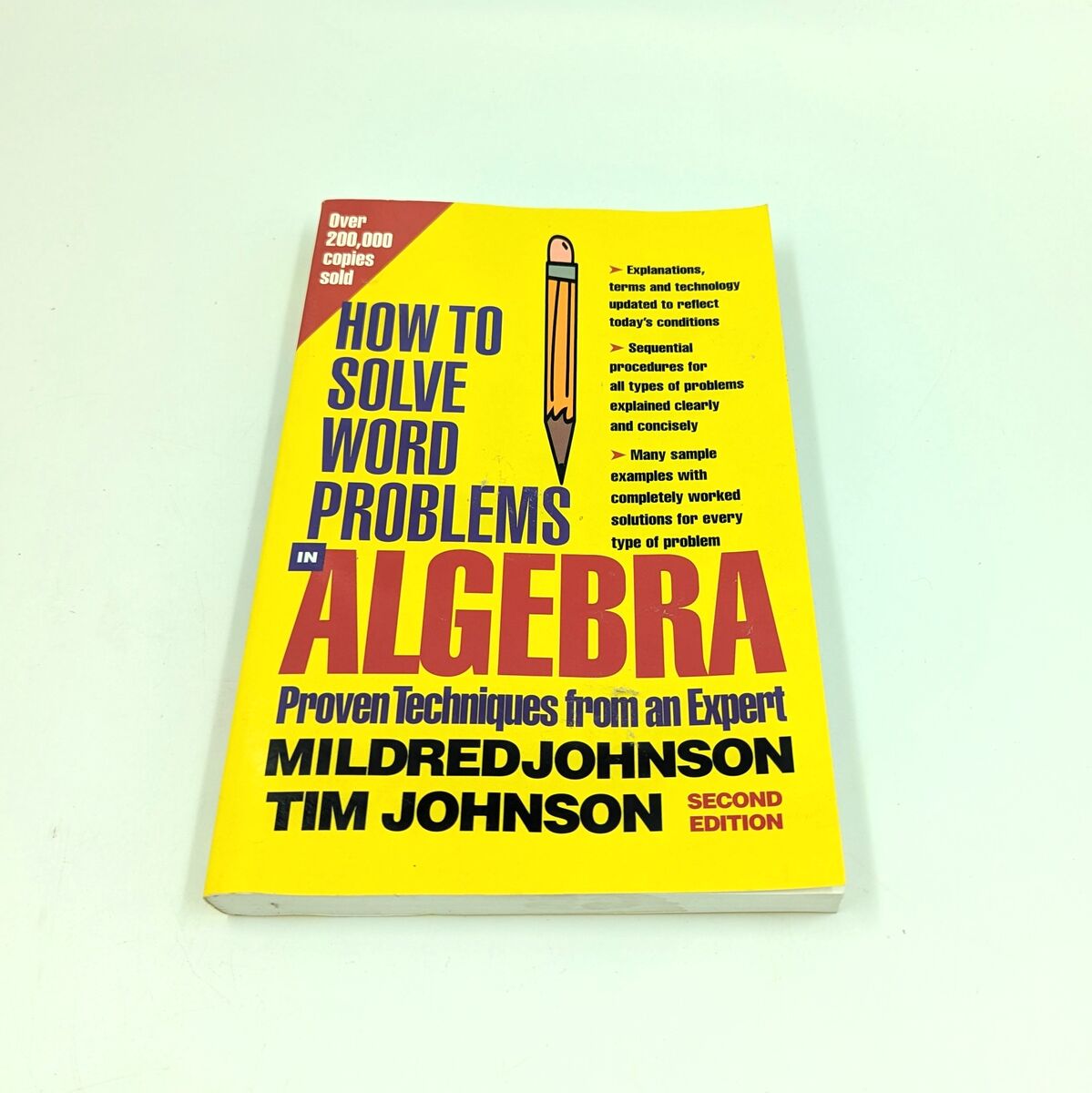 How to Solve Word Problems Algebra Mildred Tim Johnson Book