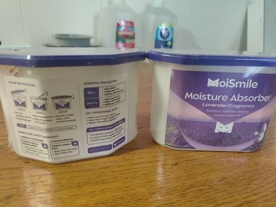 MoiSmile Moisture Absorber with Lavender Fragrance - Absorbs & Traps Excess Moisture