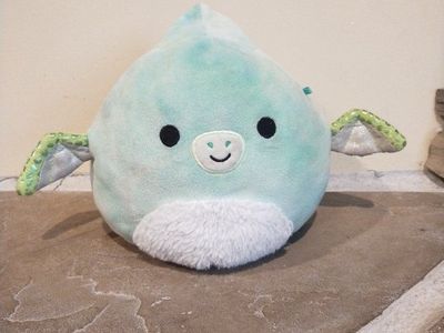 8" Original Squishmallows Plush Toy Blue Green Dragon Stuffed Animal