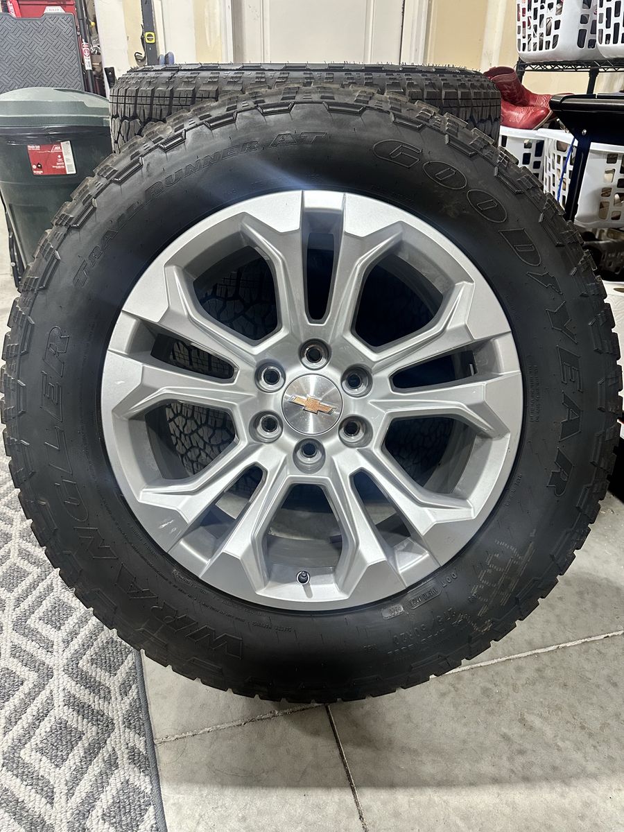 Stock Chevy wheels and tires