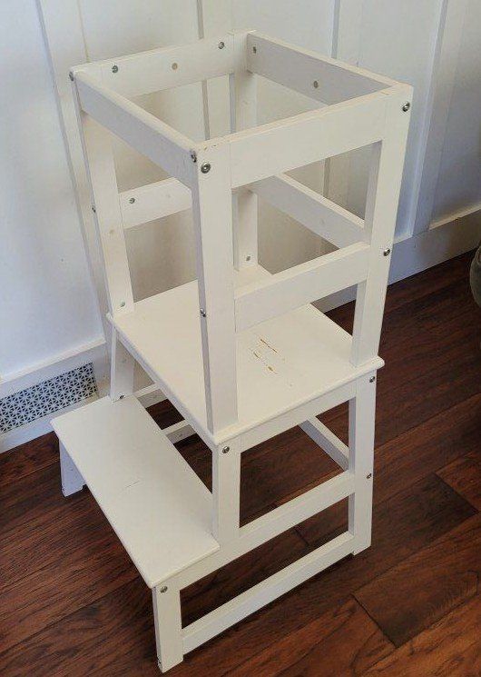 Toddler tower learning stool