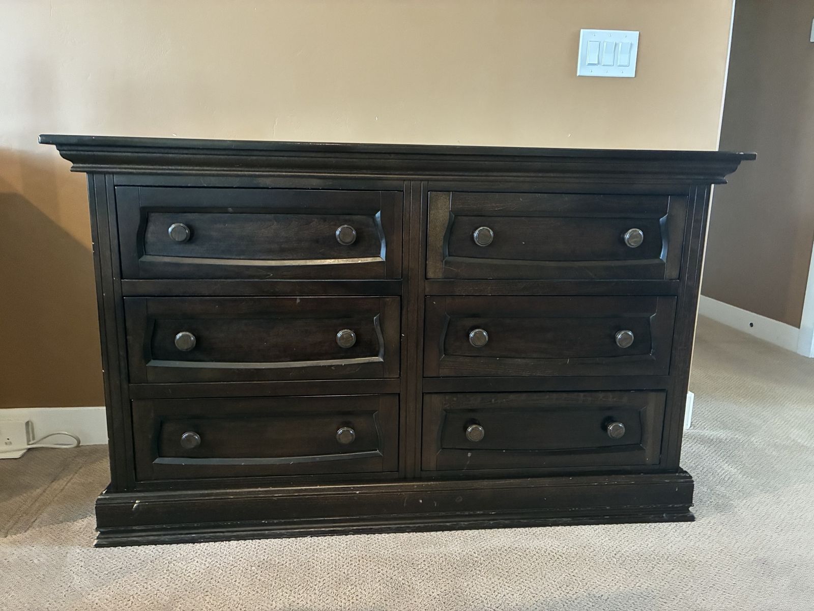 Baby Appleseed Davenport 6-Drawer Double Dresser – Espresso Finish ($300 OBO)