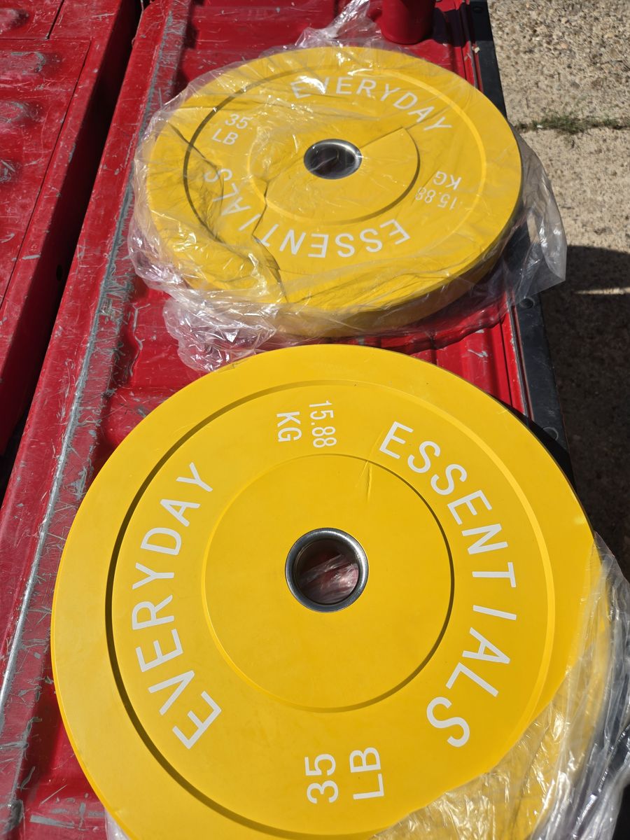 NEW 35 LB WEIGHT PLATES