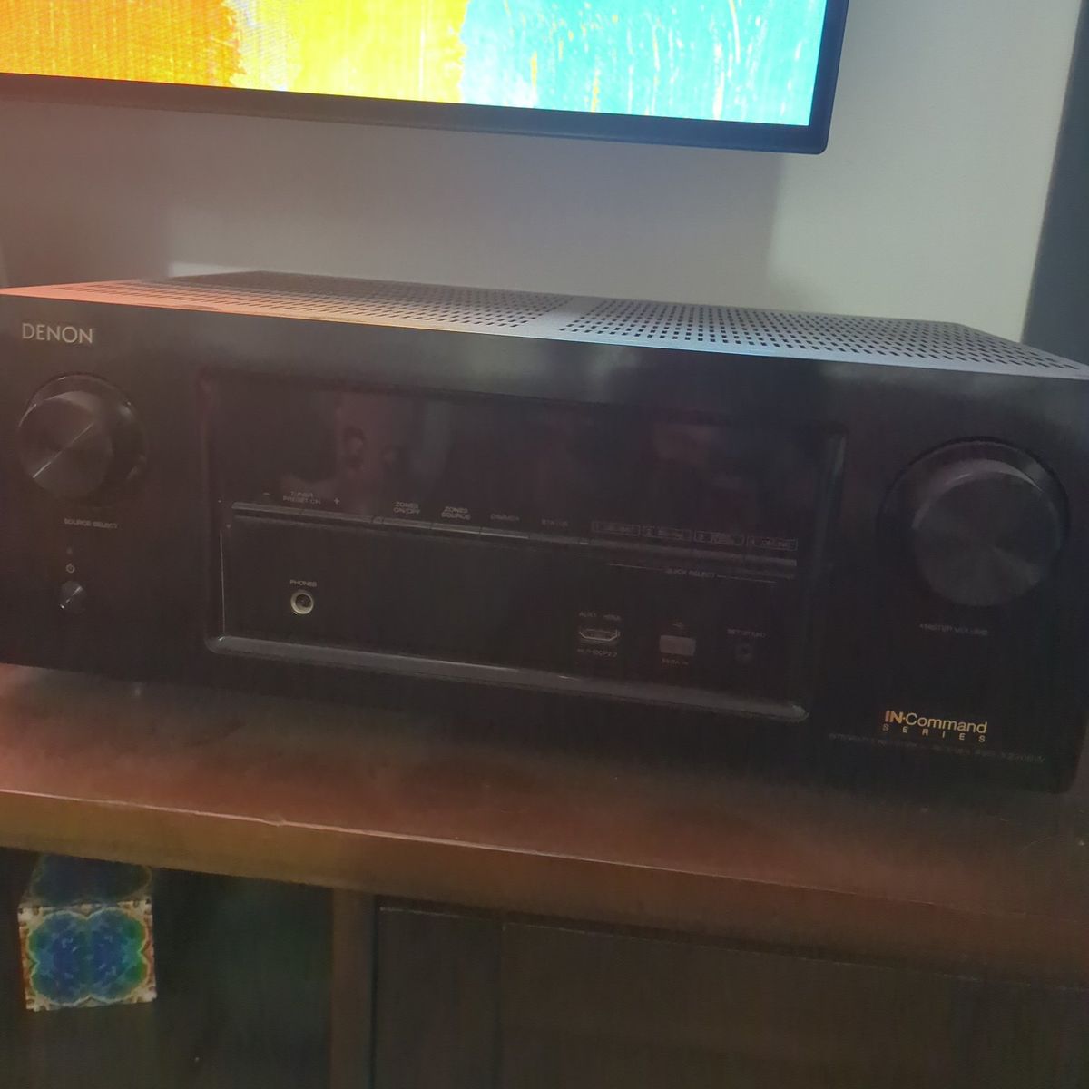 Denon AVR-X2300W Receiver & Remote FOR PARTS