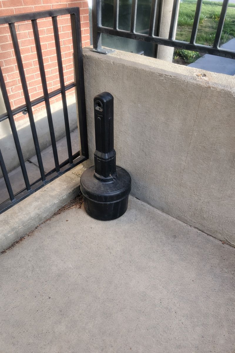 Outdoor Cigarette Butt Receptacle / Ashtray Stand