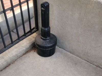 Outdoor Cigarette Butt Receptacle / Ashtray Stand