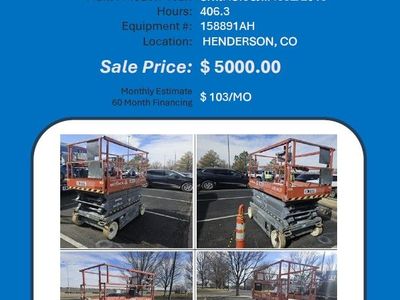 Scissor SkyJack 4632 ele low hrs 406 hrs 2015 Henderson CO