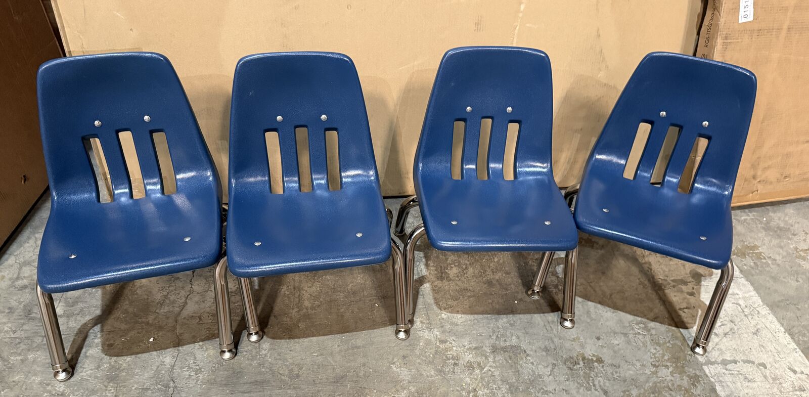 NEW Virco 90079C51 Preschool Navy Classroom Chair Pkg Qty 4