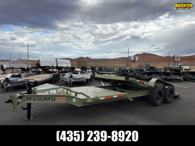RawMaxx 7X22 20K G7X GRAVITY TILT Equipment Trailer
