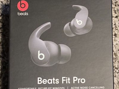 Beats Fit Pro True Wireless Earbuds with Secure-Fit Wingtips & Active Noise Cancelling