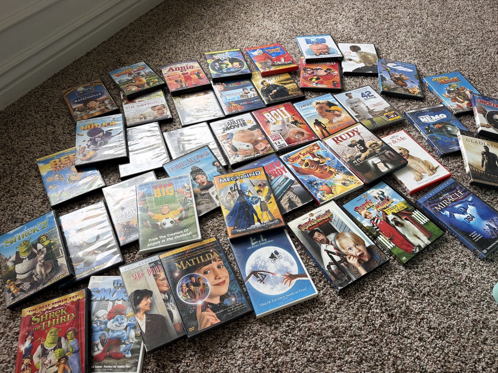 Tons of DVDs and Blue Rays