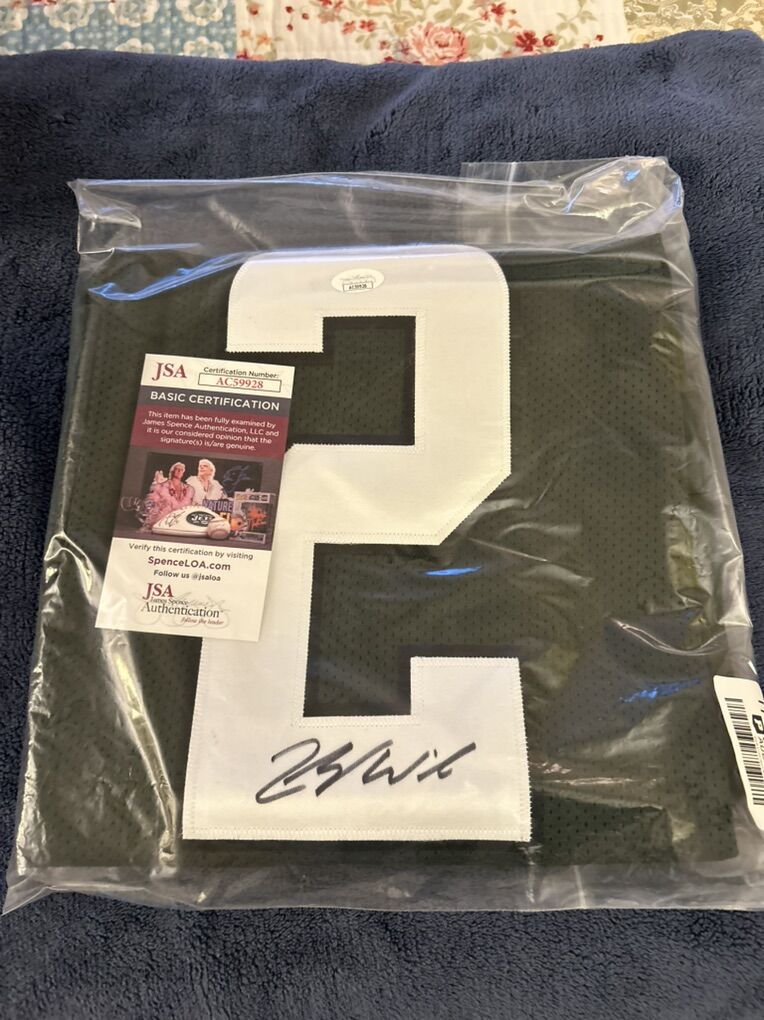 Zach Wilson Autograph ROOKIE Signed Auto Jersey