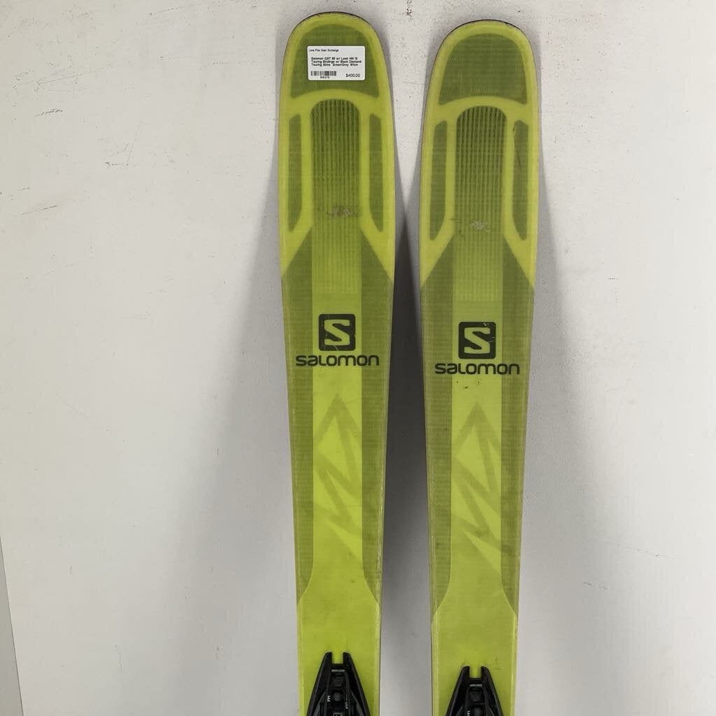 Salomon QST 85 w/ Look HM 12 Touring Bindings w/ Black Diamond Touring Skins